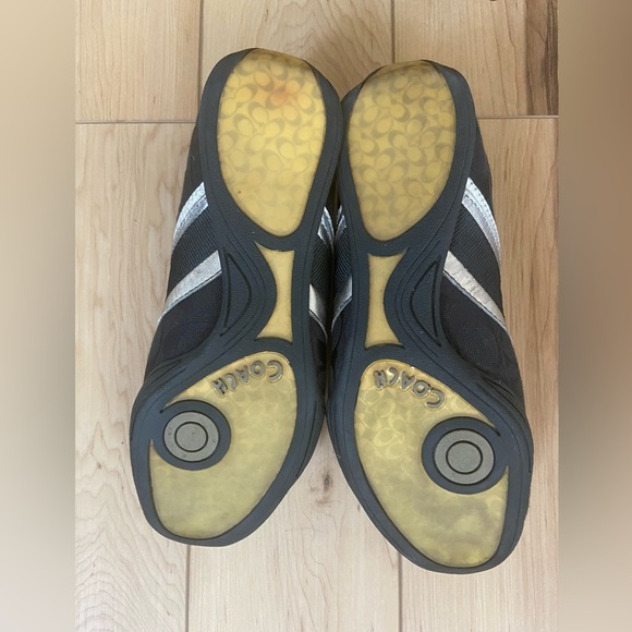 Coach Jayme Black/Silver Sneakers - Picture 4 of 6